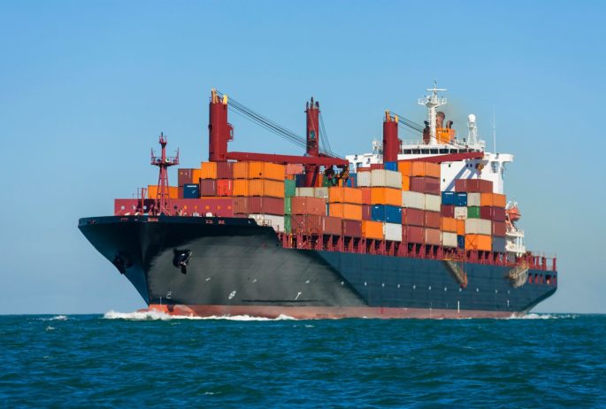 Weltmeere Containerschiff